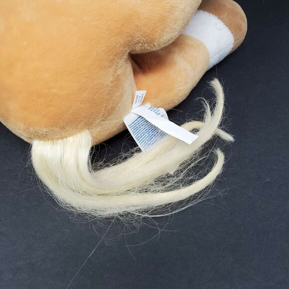 Build A Bear Workshop Horses Hearts Palomino Plush Stuffed Animal 16" Tan White - Picture 6 of 7